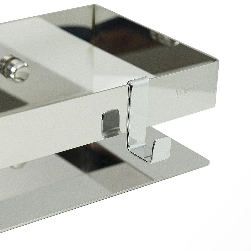 Металлическая полка Lemark Shelf Line 9771052 цвет Хром