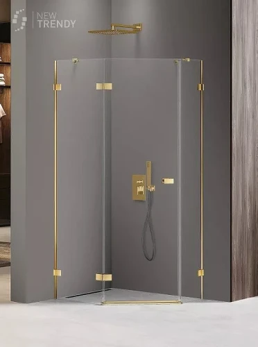 Душевое ограждение New Trendy AVEXA Gold x100 EXK-3848