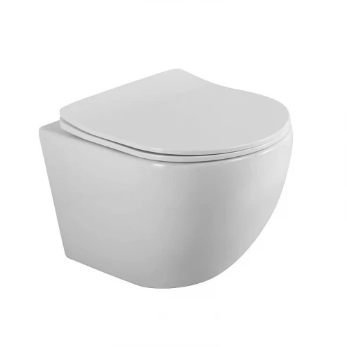 Унитаз BelBagno Uno BB7306CHR/SC подвесной цвет Белый с сиденьем Микролифт