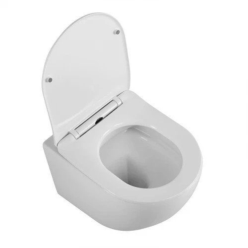 Унитаз BelBagno Uno BB7306CHR/SC подвесной цвет Белый с сиденьем Микролифт