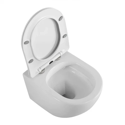 Унитаз BelBagno Uno BB7306CHR/SC подвесной цвет Белый с сиденьем Микролифт
