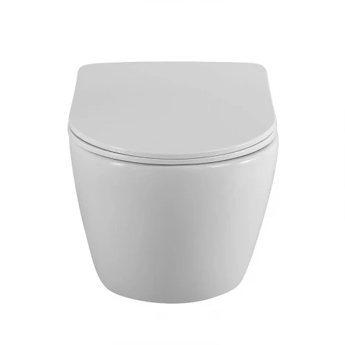 Унитаз BelBagno Uno BB7306CHR/SC подвесной цвет Белый с сиденьем Микролифт