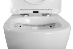 Унитаз BelBagno Uno BB7306CHR/SC подвесной цвет Белый с сиденьем Микролифт