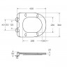 Унитаз BelBagno Uno BB7306CHR/SC подвесной цвет Белый с сиденьем Микролифт