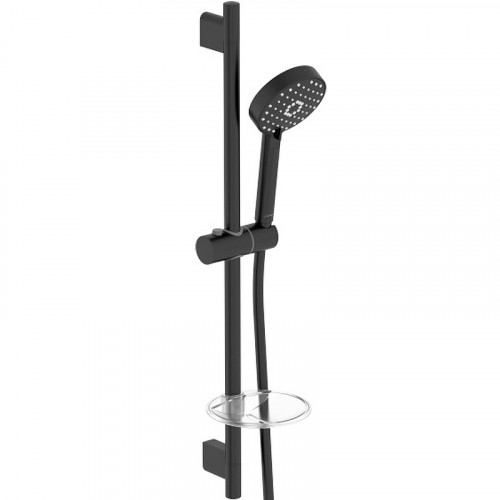 Душевой гарнитур Jacob Delafon Awaken E99898-BL Черный матовый нержавеющая сталь на стену