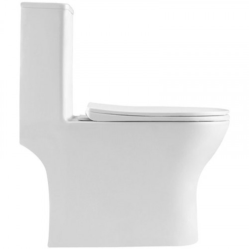 Унитаз моноблок BelBagno Lounge BB8618CPR-MN/SC с сиденьем Микролифт фаянс напольный