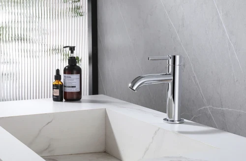 Смеситель для раковины Abber Wasser Kreis AF8110 Хром латунь