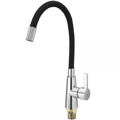 Смеситель для кухни Ekko E4205-E59 Хром Черный