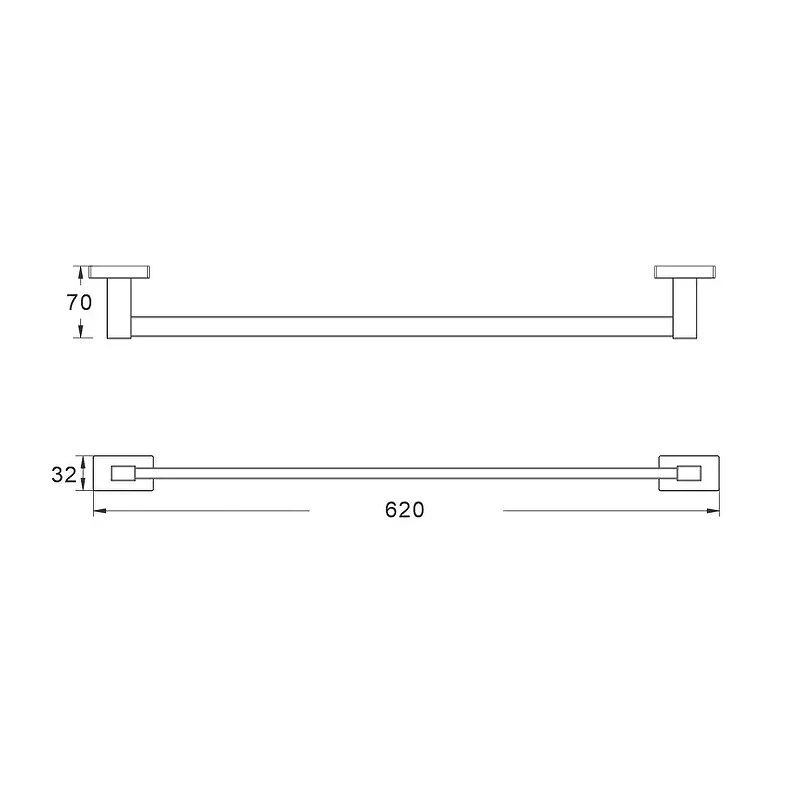 Полотенцедержатель Shevanik SG56H SG5617H цвет Черный