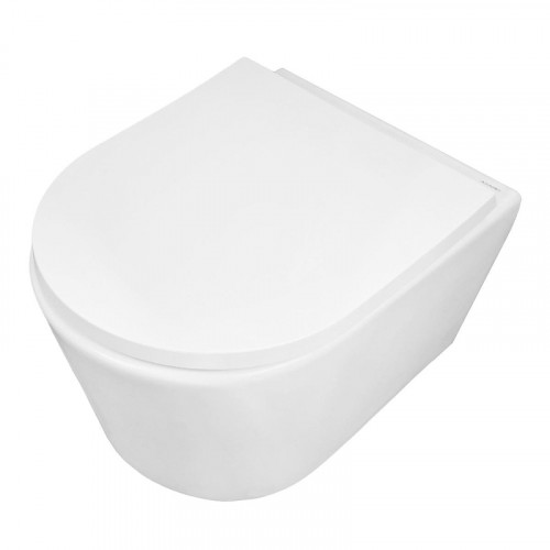 Унитаз Azario Velo AZ-1273WHD подвесной цвет Белый с сиденьем Микролифт