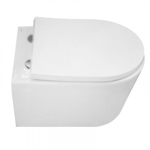 Унитаз Azario Velo AZ-1273WHD подвесной цвет Белый с сиденьем Микролифт