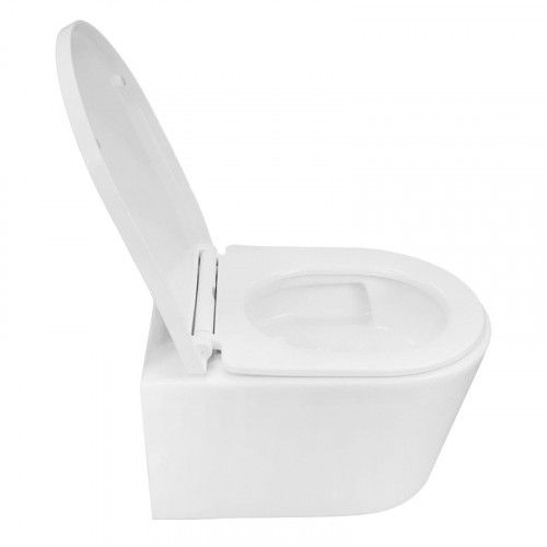 Унитаз Azario Velo AZ-1273WHD подвесной цвет Белый с сиденьем Микролифт