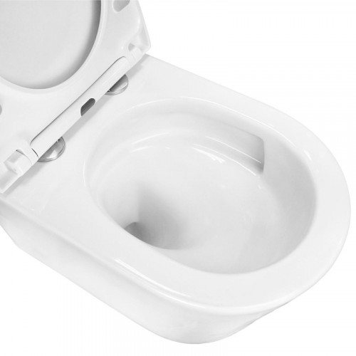 Унитаз Azario Velo AZ-1273WHD подвесной цвет Белый с сиденьем Микролифт