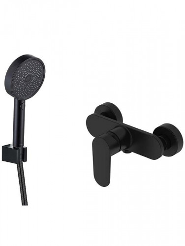 Смеситель для душа Aquatek Ника AQ1834MB цвет Черный матовый