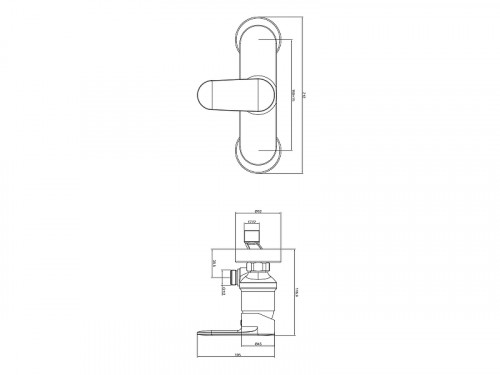 Смеситель для душа Aquatek Ника AQ1834MB цвет Черный матовый