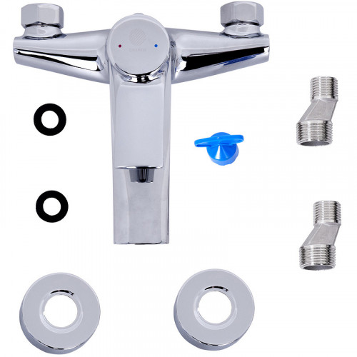 Смеситель для ванны Orange Organic M27-100cr Хром латунь на стену