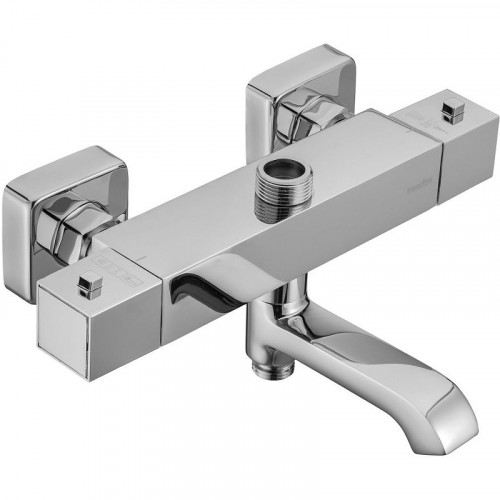 Смеситель для ванны Swedbe Hermes 9043 с термостатом Хром латунь на стену