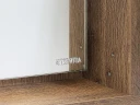 Зеркало Brevita Dallas 90 DAL-02090-074 с подсветкой Дуб Галифакс олово с сенсорным выключателем МДФ / ЛДСП, стекло