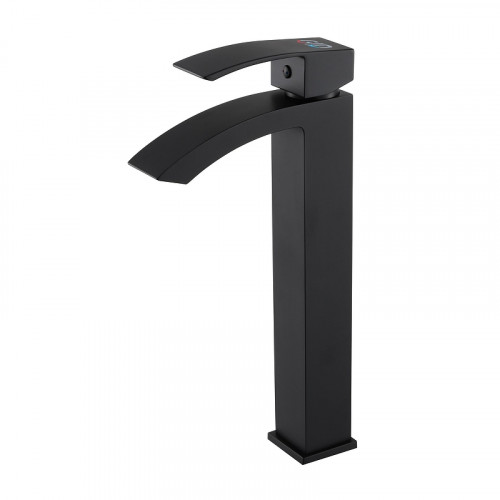 Смеситель для раковины Gid Victoria L120BMD цвет Черный матовый