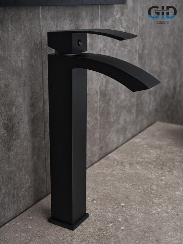 Смеситель для раковины Gid Victoria L120BMD цвет Черный матовый