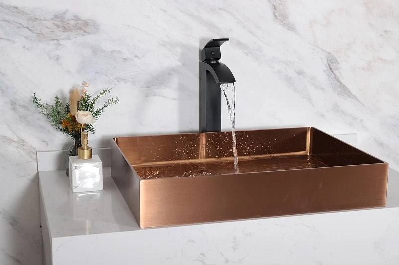 Смеситель для раковины Gid Victoria L120BMD цвет Черный матовый
