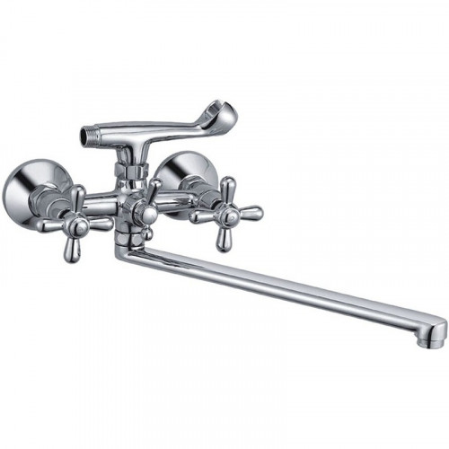 Смеситель для ванны Haiba HB2125 универсальный Хром на стену