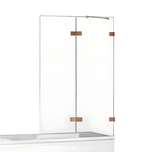 Шторка для ванны New Trendy AVEXA Copper brushed x140 EXK-3817