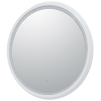 Зеркало Aquanet Дакар 80 241820 с подсветкой Белый глянец стекло