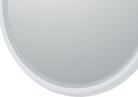 Зеркало Aquanet Дакар 80 241820 с подсветкой Белый глянец стекло