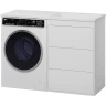Тумба под раковину Brevita Grafit 120 GRA-01060-023Я Белая матовая МДФ / ЛДСП