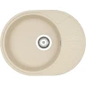 Кухонная мойка Aquaton Чезана 57 1A711232CS290 Шампань искусственный камень (литьевой мрамор) встраиваемый