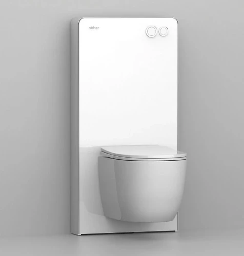 Инсталляция Abber AC0107MW для унитаза с клавишей смыва Белый