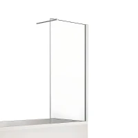 Шторка для ванны New Trendy NEW SOLEO Chrome x100 P-0076-WP