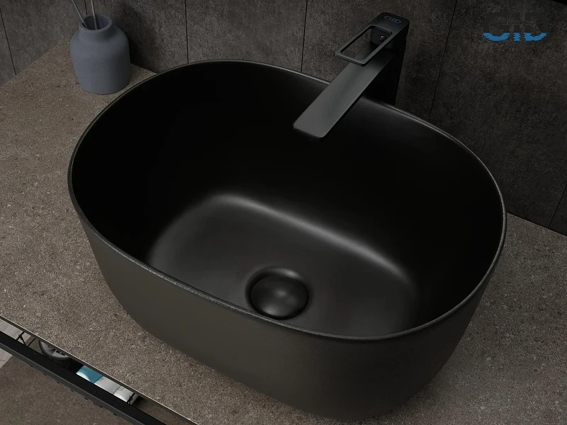 Раковина-чаша Gid Creativo 45 N9302bg 53377 цвет Черный графит