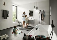 Полотенцедержатель Hansgrohe AddStoris 41743700 двойной Белый матовый