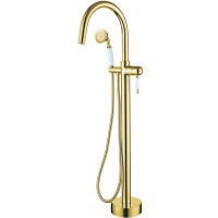 Смеситель для ванны Boheme Imperiale 289 Золото латунь на пол