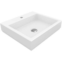 Раковина Bien Infinitum 50 INLG05001VD1W5000 Белая фарфор накладная