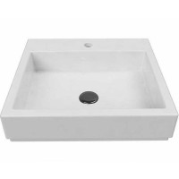 Раковина Bien Infinitum 50 INLG05001VD1W5000 Белая фарфор накладная