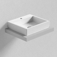 Раковина Bien Infinitum 50 INLG05001VD1W5000 Белая фарфор накладная