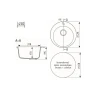 Кухонная мойка Maretti Kitchen 475 KT475-BE цвет Бежевый