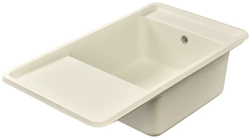 Кухонная мойка Aquaton Беллис 78 1A725032BS240 Жемчуг искусственный камень (литьевой мрамор) встраиваемый