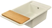Кухонная мойка Aquaton Беллис 78 1A725032BS240 Жемчуг искусственный камень (литьевой мрамор) встраиваемый