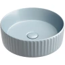 Раковина-чаша Ceramicanova Element 36 CN6057MHL Серо-голубая матовая фарфор накладная