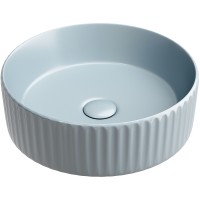 Раковина-чаша Ceramicanova Element 36 CN6057MHL Серо-голубая матовая фарфор накладная