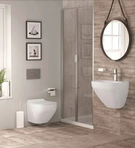Комплект унитаза beWash Alster 86303201 с инсталляцией Viega Prevista Dry 8524.14 792596 с сиденьем Микролифт и клавишей смыва Хром фарфор подвесной