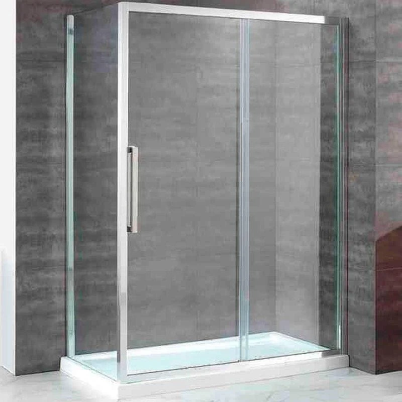 Душевой уголок Cezares Lux Soft 120x100 LUX-SOFT-W-AH-1-120/100-C-Cr-IV профиль Хром стекло прозрачное
