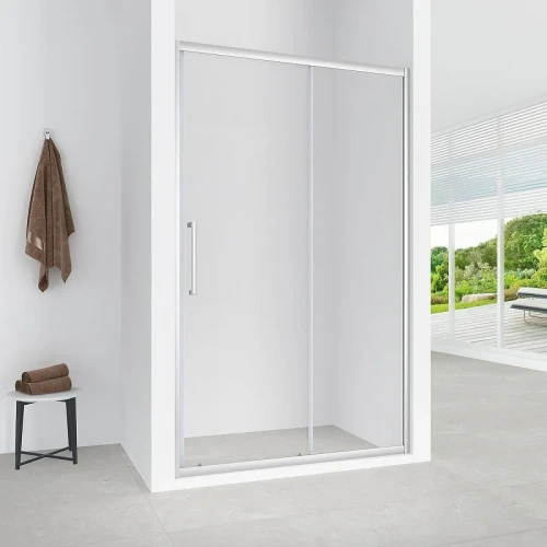 Душевая дверь Loranto 110 CS-AB03C-110 профиль Хром стекло прозрачное
