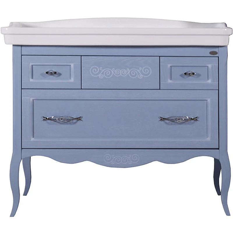 Тумба под раковину ASB-Woodline Модерн 105 11246 Рошфор с Белой патиной массив дерева