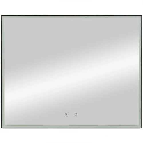 Зеркало Art&Max Arezzo AM-Are-1000-800-DS-FC-H-Nero с подсветкой с сенсорным выключателем Черное стекло