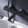 Смеситель для ванны AM.PM X-Joy F85A50022 с термостатом Черный матовый